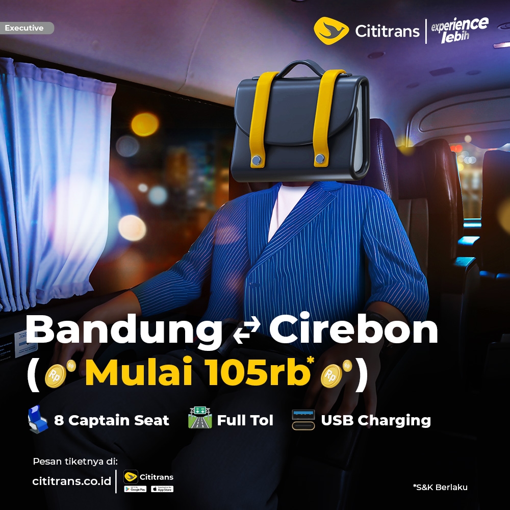 Cirebon - Bandung 105rb