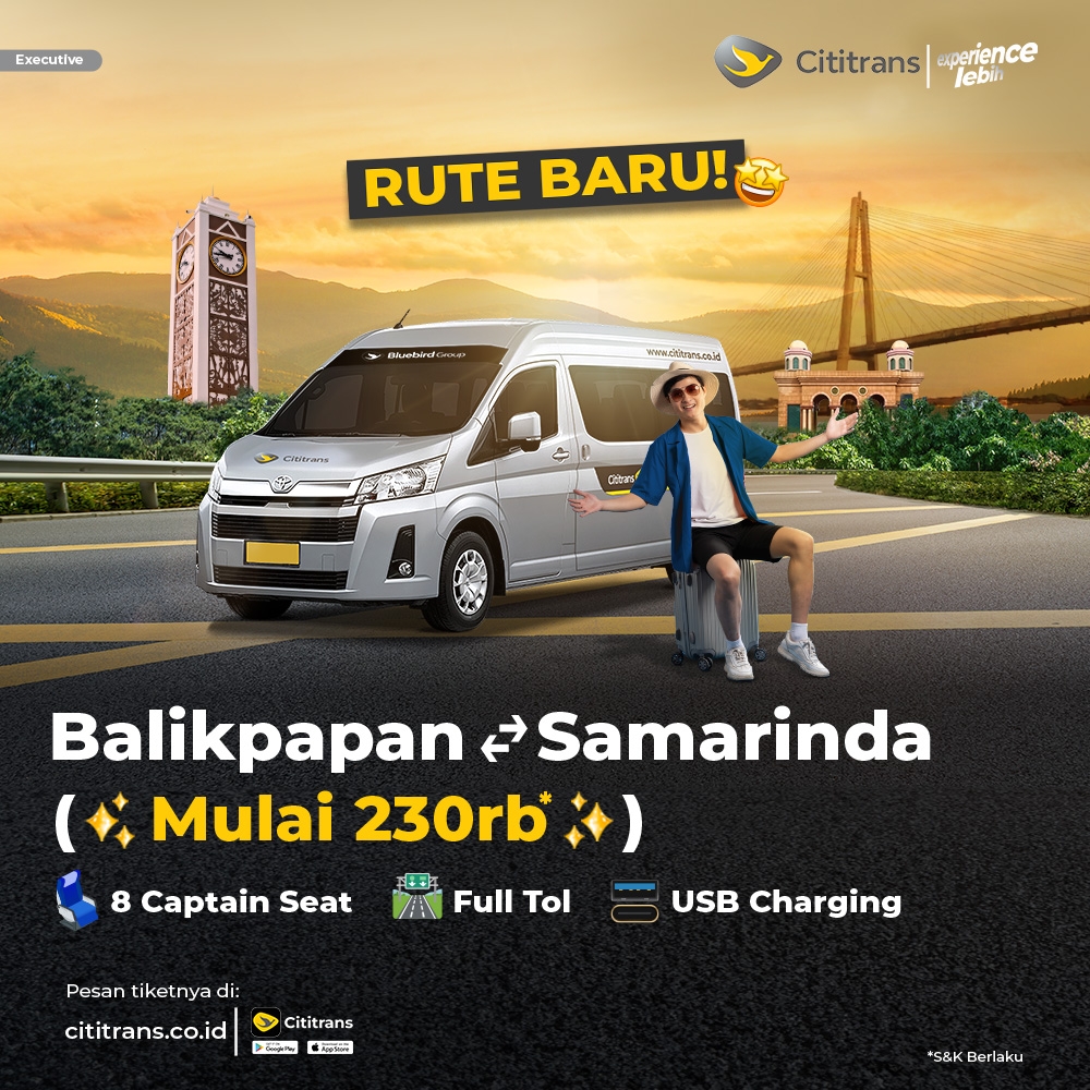 Balikpapan-Samarinda Rp230rb