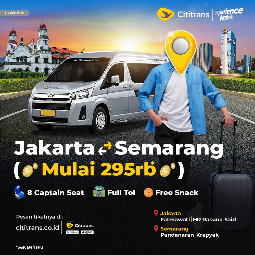 Jakarta - Semarang 295rb