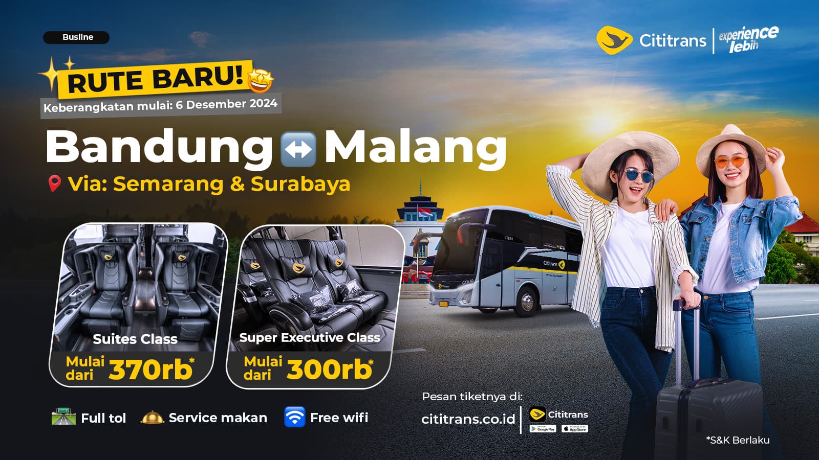 Bandung-Malang with Busline