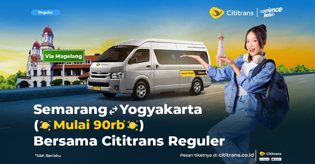 Semarang-Yogyakarta Rp90rb