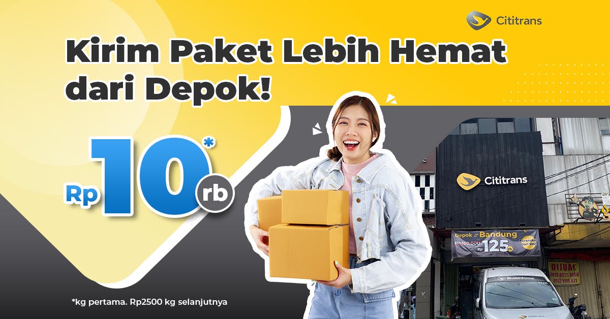 Send your package from Depok